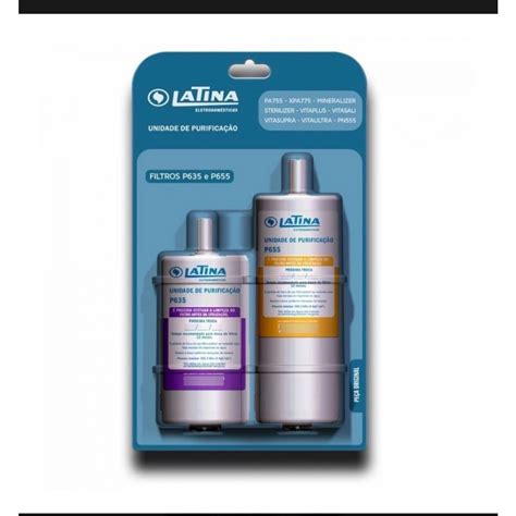 Filtro Refil Duplo Latina Original Shopee Brasil