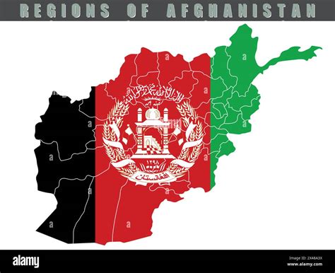 Map Of The Country Of Afghanistan Detailed Vector Map Of Afghanistan