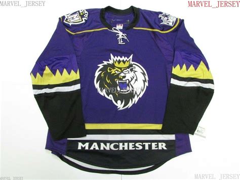 2021 Cheap Custom MANCHESTER MONARCHS AHL HOCKEY JERSEY Stitch Any Name ...