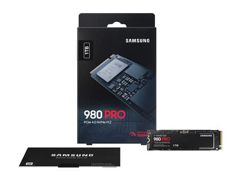 SAMSUNG 980 PRO M.2 2280 1TB PCI-Express Gen 4.0 x4, NVMe 1.3c Samsung ...