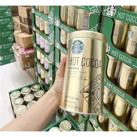 Bột Cacao STARBUCKS Hot Cocoa Classic gram Shopee Việt Nam