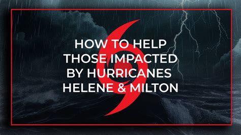 Hurricane Relief How To Donate To The Victims Of Hurricane Helene