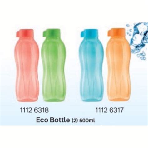 Tupperware Eco Bottle 500ml 500 Ml 2 Pieces Shopee Malaysia