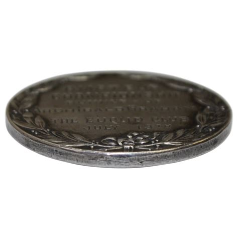 Lot Detail US Amateur Sterling Silver Runner Up Medal Awarded To Archibald Graham