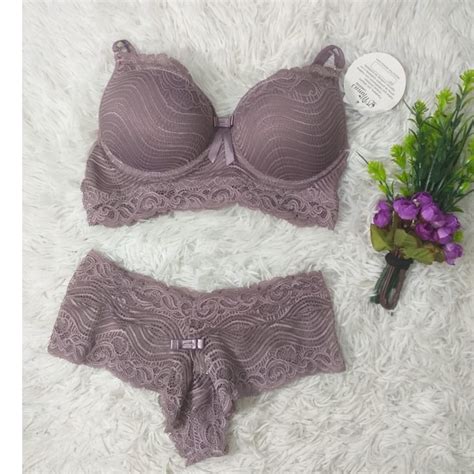 Conjunto De Lingirie Nude Shopee Brasil
