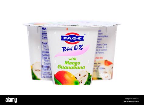 Fage Total 0 Nonfat Greek Strained Yogurt Cup Mango Guanabana Stock