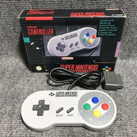 Controller Con Caja Super Nintendo Snes