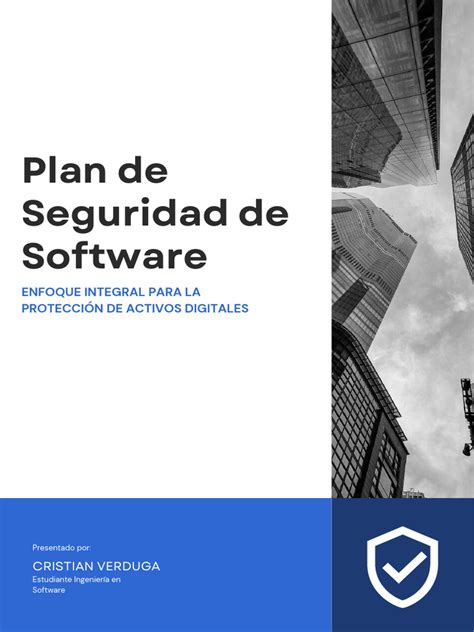 Plan De Seguridad De Software Pdf Seguridad La Seguridad Informática