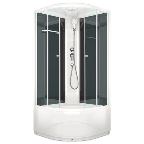 Душевая кабина DOMANI-Spa Delight 99, поддон 45 см, черные стенки ...