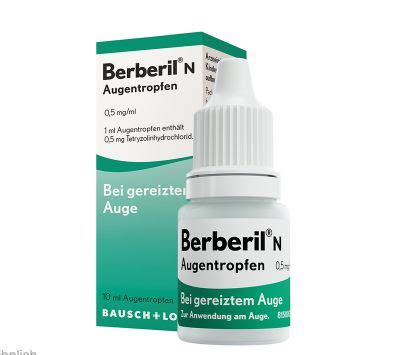 Капли для глаз Dr. Gerhard Mann Chem.-pharm.Fabrik GmbH Berberil N - 10 ...