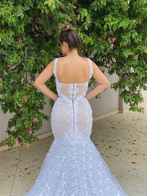 Vestido Wanille Branco Nude Barbara Melo