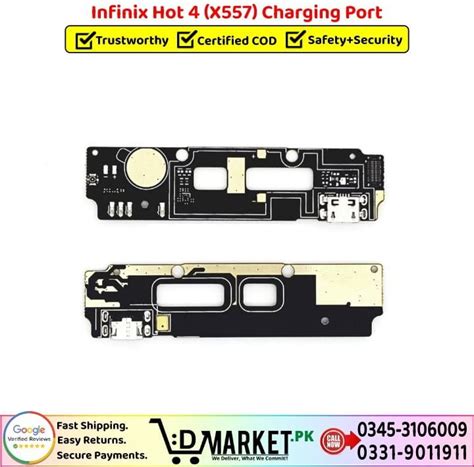 Infinix Hot 4 X557 Charging Port Price In Pakistan Top Notch