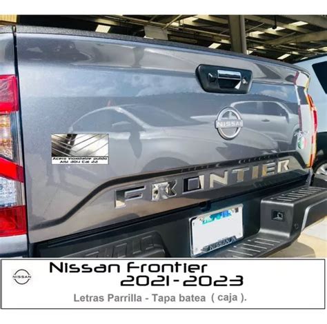 Letras Logotipo Nissan Frontier 2021 2023 Tapa Batea Envío gratis