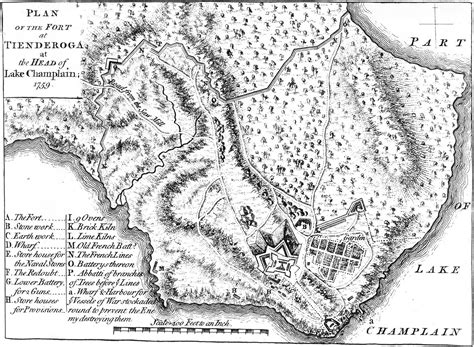Ticonderoga New York Fort Battles Map And Meaning Britannica