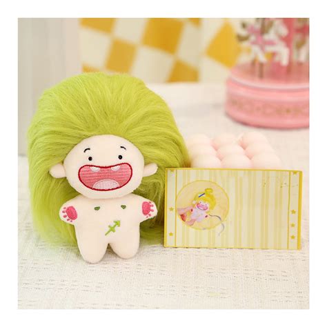 Fairnull Cm Naked Doll Toy Colorful Fluffy Hair Deciduous Teeth Constellation Plushies