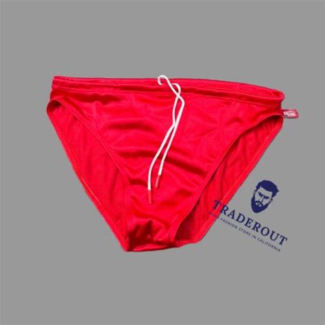 AussieBum Mens Red Original Classic 2 5 Swim Bikini Brief Swimwear Size S M L XL EBay Australia
