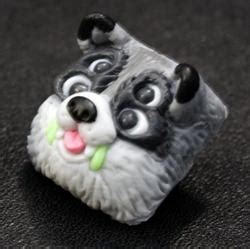 Grimey As Fuck Trash Panda V3 Keycap Archivist
