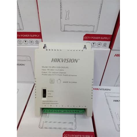 Hikvision DS-2FA1205-D8 พาวเวอร์ซัพพลาย 8 ช่อง | Shopee Thailand