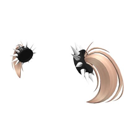Punk Emo Blonde Short Pigtail Extension Roblox