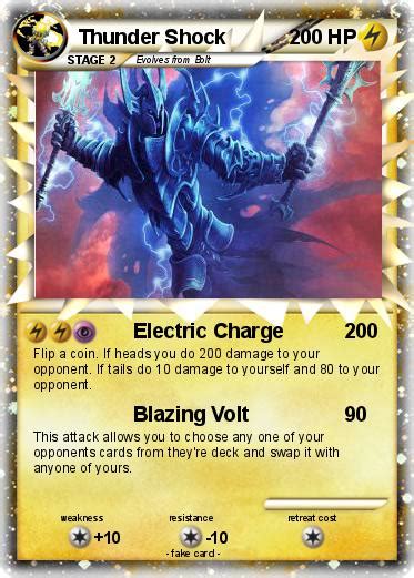 Pokémon Thunder Shock 59 59 Electric Charge My Pokemon Card