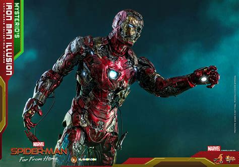 Hot Toys Mms Spider Man Far From Home Th Scale Mysterio S Iron Man Illusion