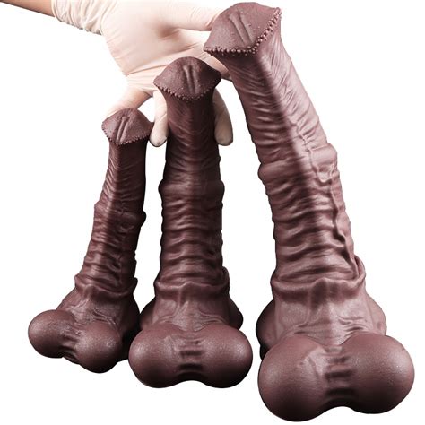 Realistyczne koń Dildo miękki skóra silikon GIGANT m x cm Allegro pl