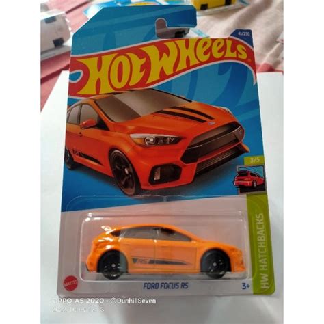 Hot Wheels Ford Focus Rs Shopee Singapore