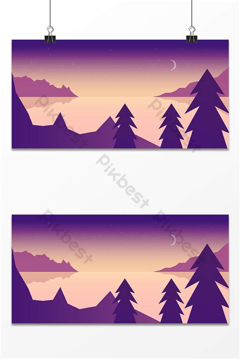 Mountain Water Ink Vector Landscape Background Backgrounds Ai Free