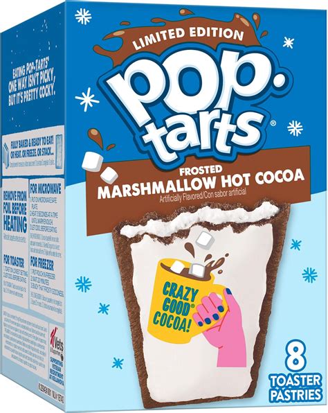 Amazon Pop Tarts Toaster Pastries Breakfast Foods Holiday Snacks Frosted Marshmallow Hot
