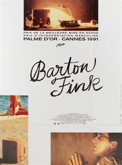 Barton Fink 1991 French Grande Poster Posteritati Movie Poster Gallery