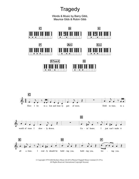 Steps Tragedy Sheet Music