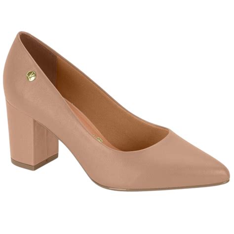Scarpin Feminino Vizzano Nude Nude Bizz Store
