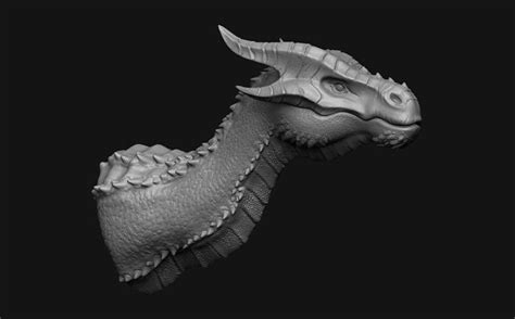 Dragon Head 3 3d Model Cgtrader