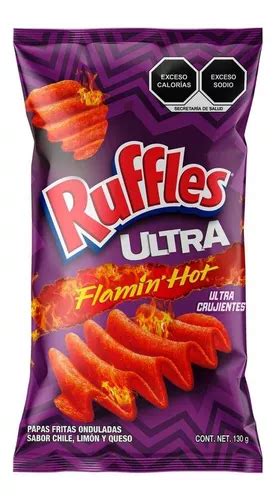 Papas Sabritas Ruffles Ultra Flamin Hot 130g MercadoLibre
