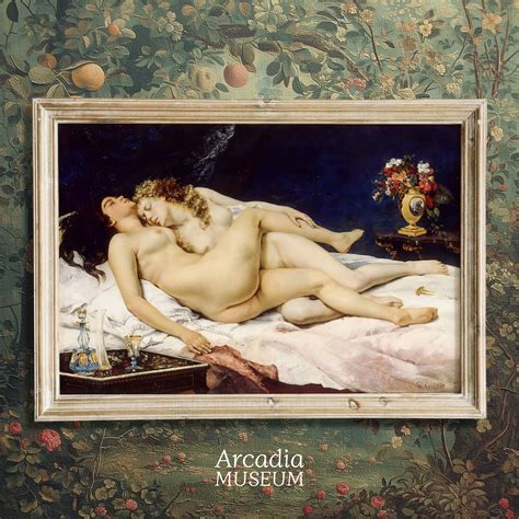 Lesbian Wall Art Sapphic Poster Vintage Painting Lesbian Kiss Sex Lesbianas Lesben Lesbiche