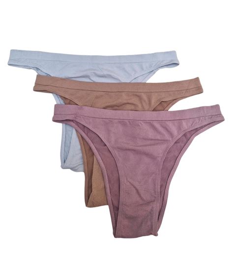 Kit Calcinhas Tangas Trifil C Azul Beb Nude Poesia Lingerie Br