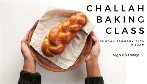 Challah Baking Class Event Temple Ramat Zion