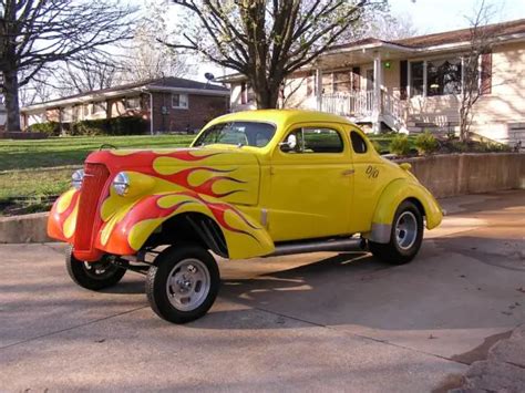 1937 Chevy Gasser Hot Rod Rat Rod Street Rod Rat Rod Chopped Top Custom Coupe For Sale