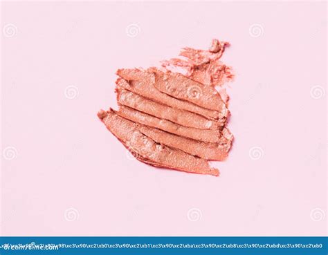 A Smear Of Nude Lipstick On A Light Background Stock Photo Image Of Makeup Gloss 232395246