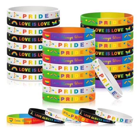 Set Pulseras Lgbtq Comunidad Gay Love Is Love Regalo Meses Sin Inter S