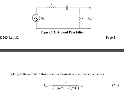 Solved Low Pass Filters: A low pass filter is one that | Chegg.com