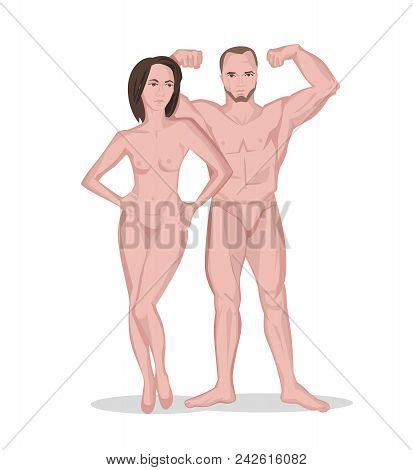 Naked Man Woman Vector Photo Free Trial Bigstock