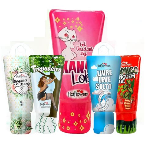 Kit Feminino Xana Loka Gel Gel Excitantes Hot Flowers Shopee Brasil