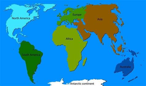 continents vector art icons  graphics
