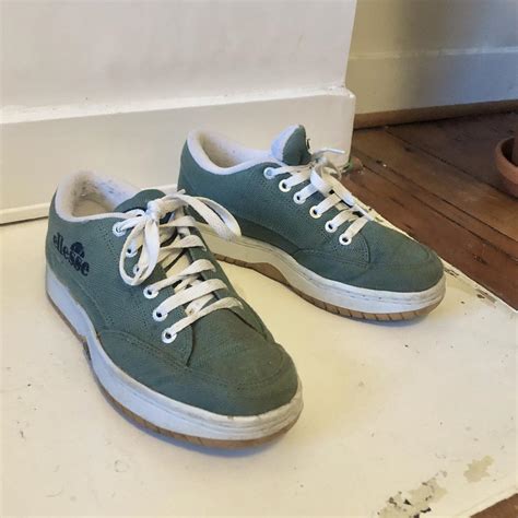 Ellesse Womens Green Trainers Depop