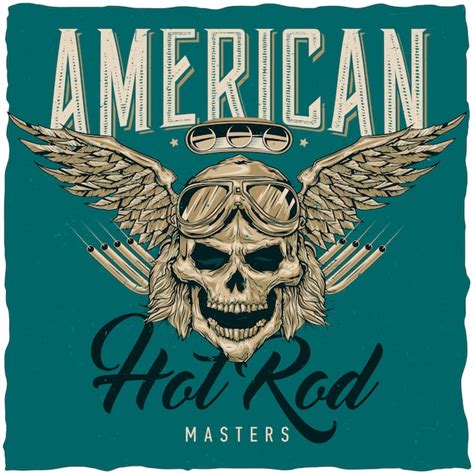 Dise O De Etiqueta De Camiseta Vintage Hot Rod Con Ilustraci N Del Cr Neo Del Conductor Con