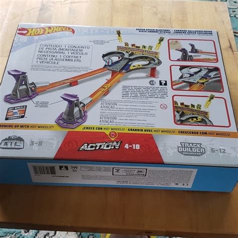 Mattel Toys Hot Wheels Super Speed Blastway Track Set Hot Wheels Car Dualtrack Racing Poshmark