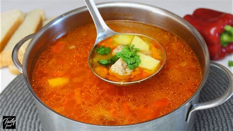 СУП С ФРИКАДЕЛЬКАМИ! Вкусно, Просто и Быстро! - YouTube