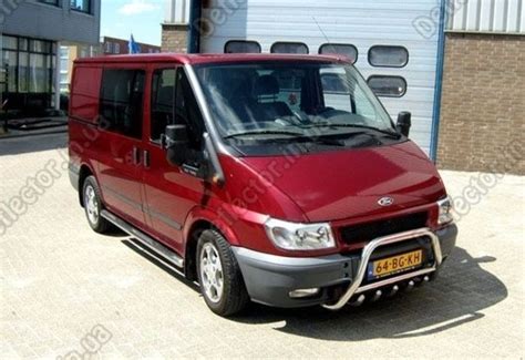 Купить кенгурятник на Форд Транзит • Защитная накладка на бампер Ford ...