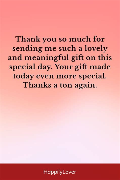 Heartfelt Thank You Messages for Gifts: Expressing Gratitude and ...